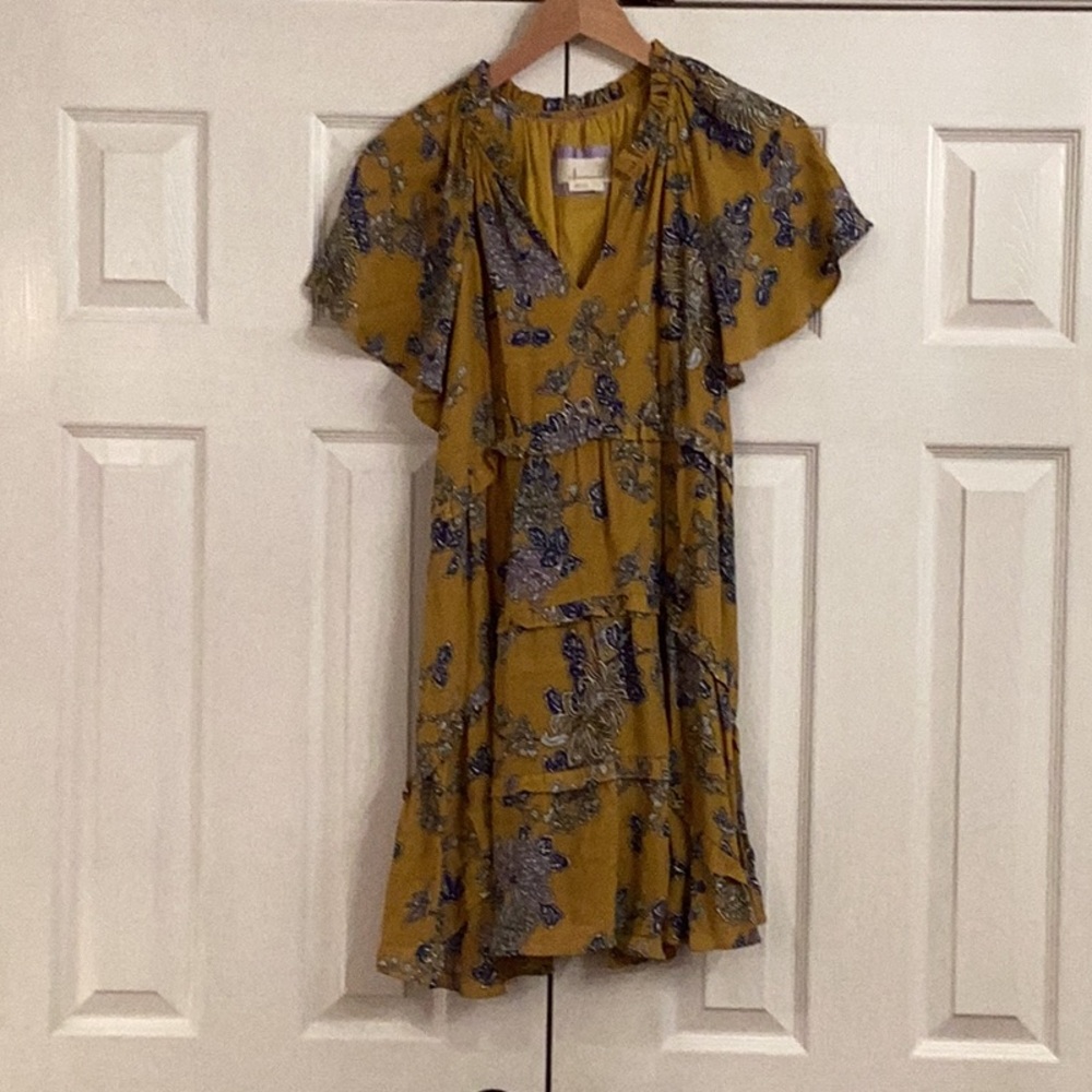 Floral Yellow Dress